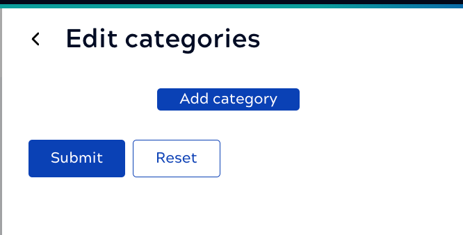 Edit categories