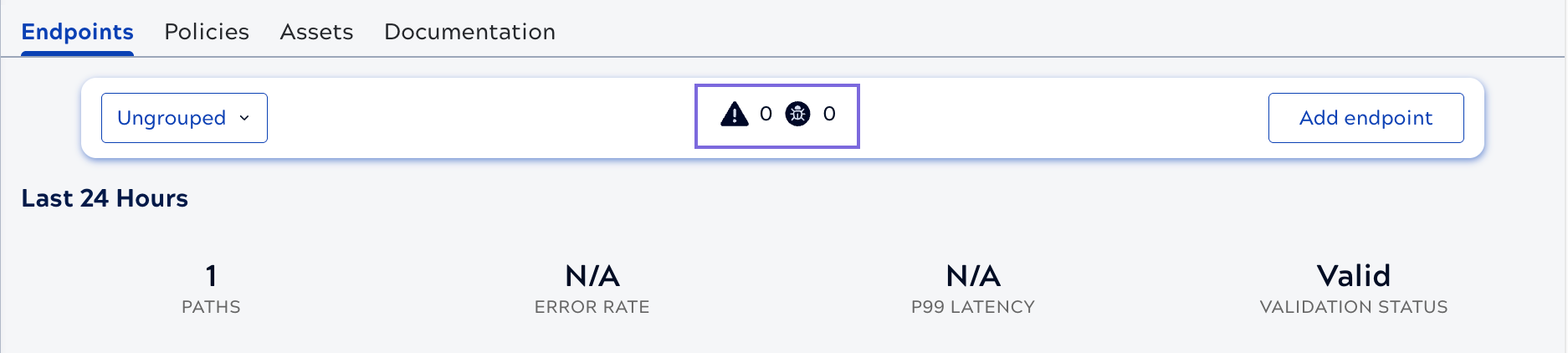 Validation icons