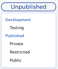 Service statuses