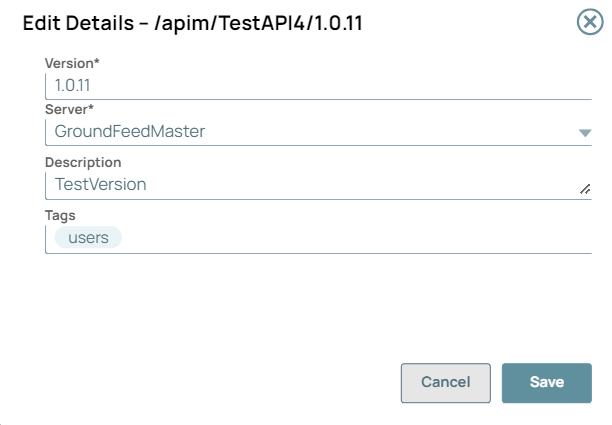 Edit Details dialog