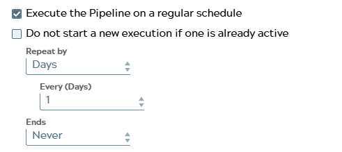 regular scheduling options