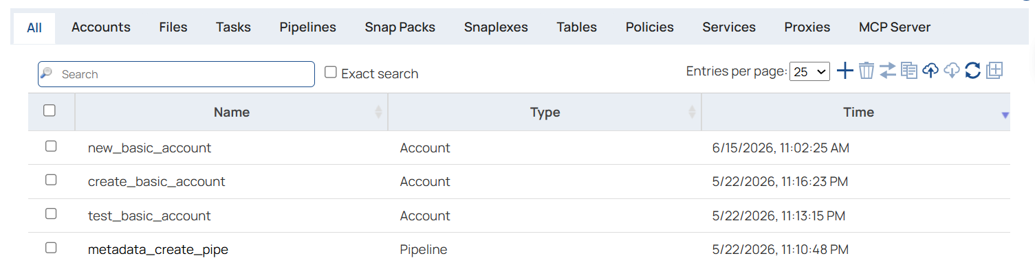 SnapLogic Create Snap output
