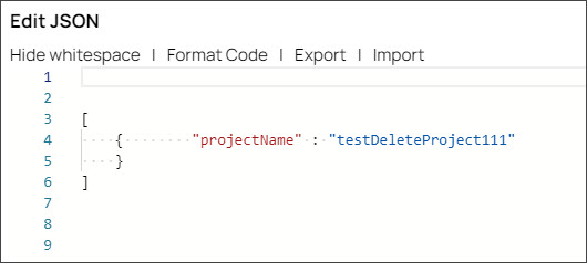 JSON Generator Snap configuration