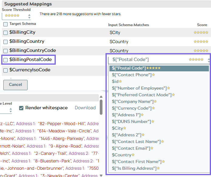 AutoLink Expanded options