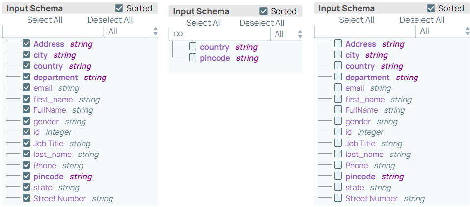 Input Schema