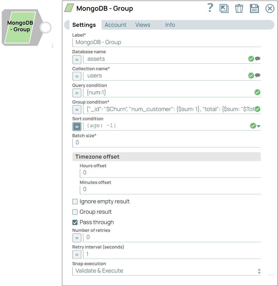MongoDB Group Snap in pipeline