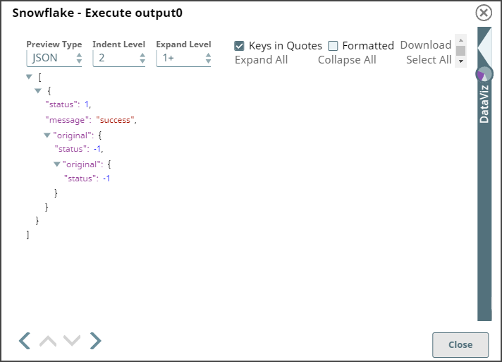 Mapper Snap Output