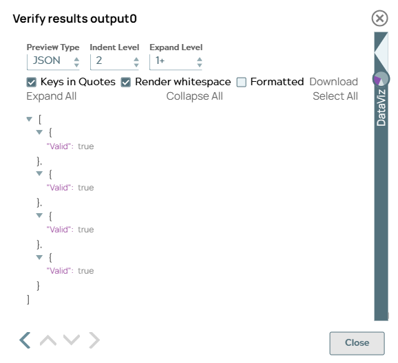 Mapper Snap output