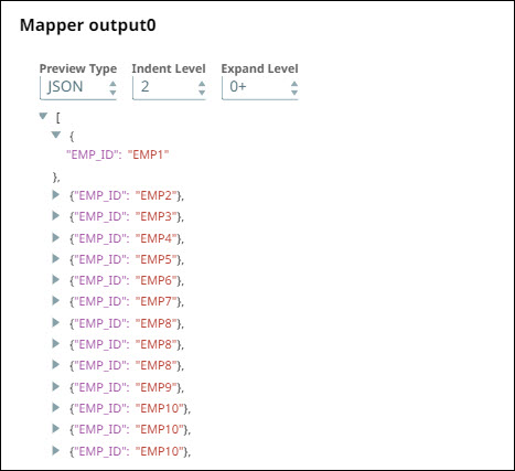 Mapper Output