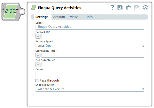 Eloqua Query Activities Overview