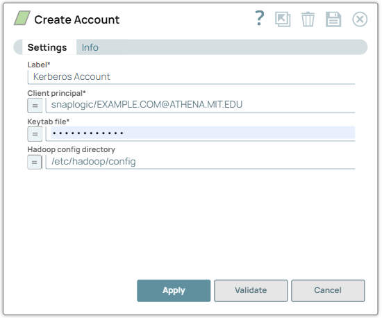 Kerberos Account