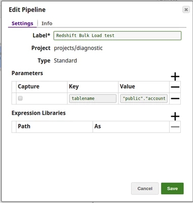 Pipeline Parameters Configuration