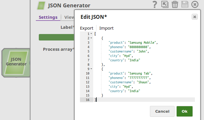 SAP HANA Upsert Input Data