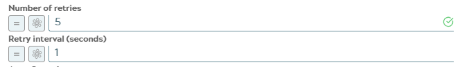 Number of Retries Configuration