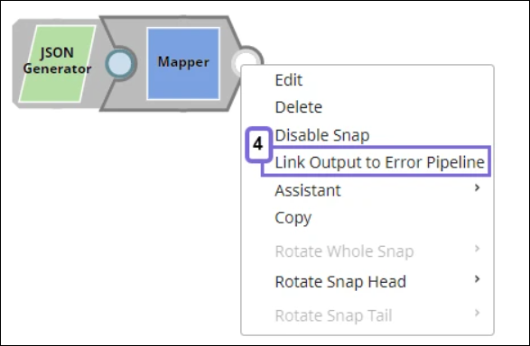 Linked Output in Mapper connector
