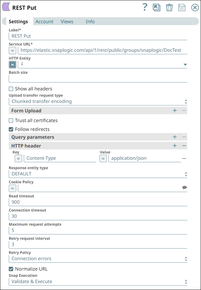 REST Put Snap configuration for adding members