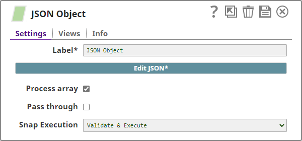 Input JSON from JSON Object Snap