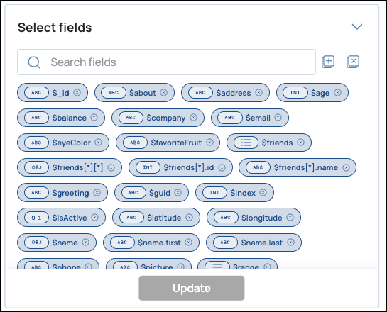 Select Fields