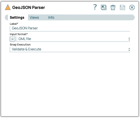 GeoJSON Parser Snap parsing the GML input