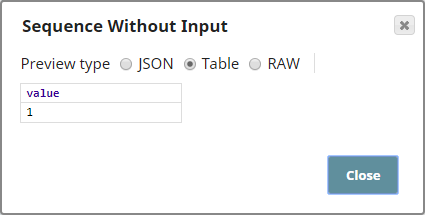 Sequence Snap Output