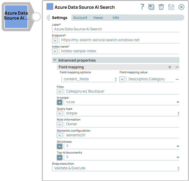 Azure Data Source AI Search Overview