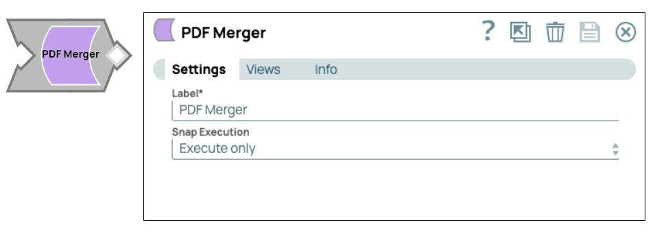 PDF Merger Snap Settings