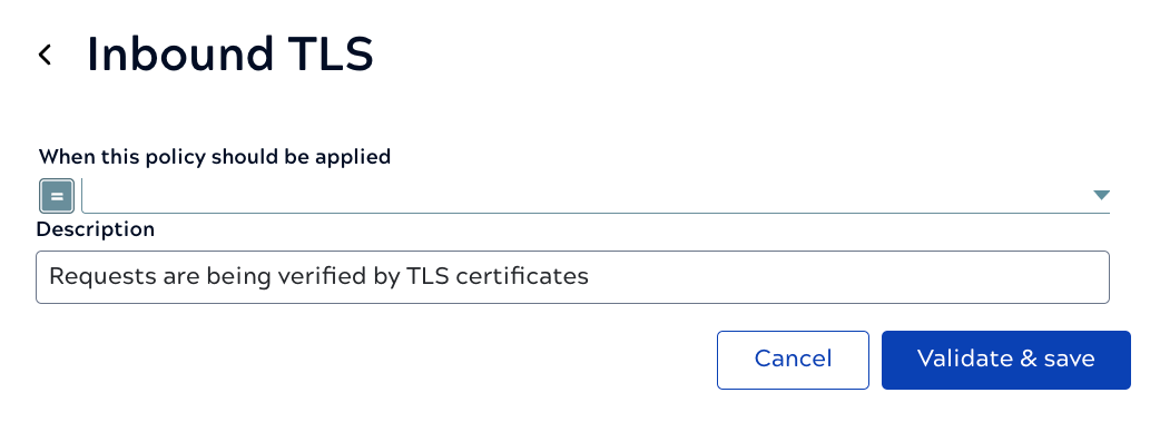 Validation rules