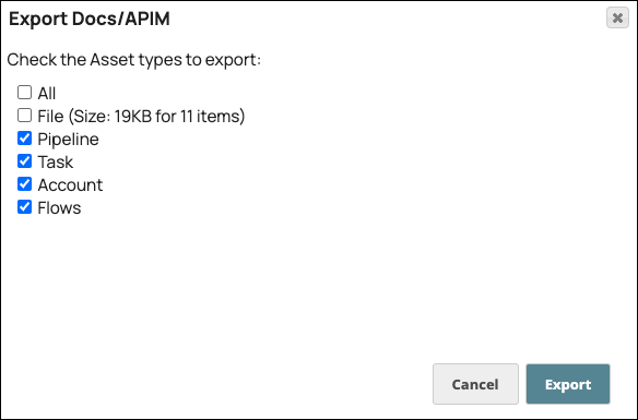Export Projects