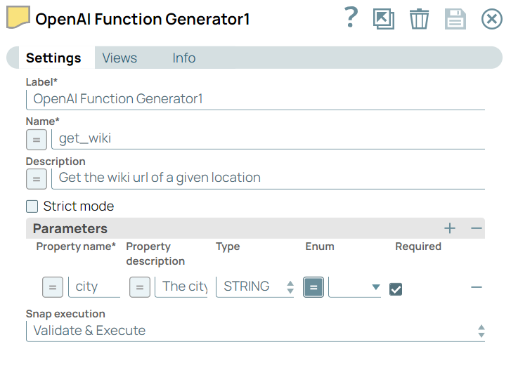 Get Wiki Snap configuration