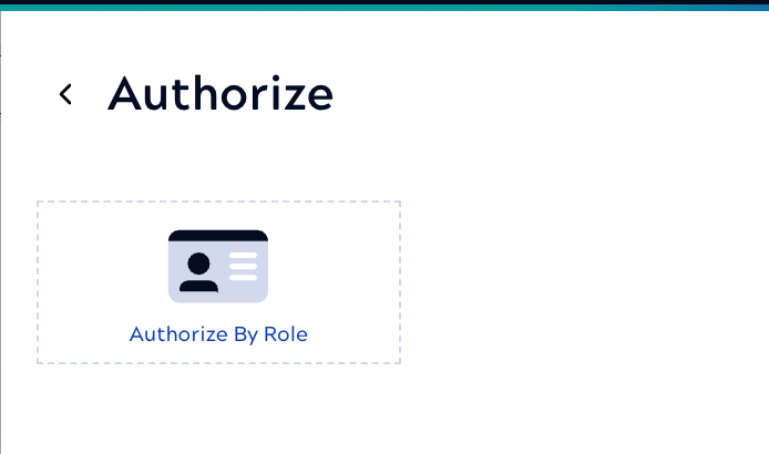 Authorize by role