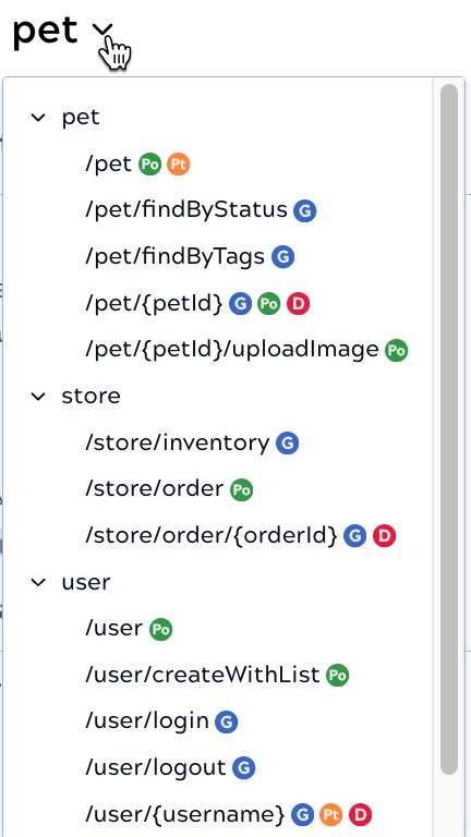 View all Service endpoints