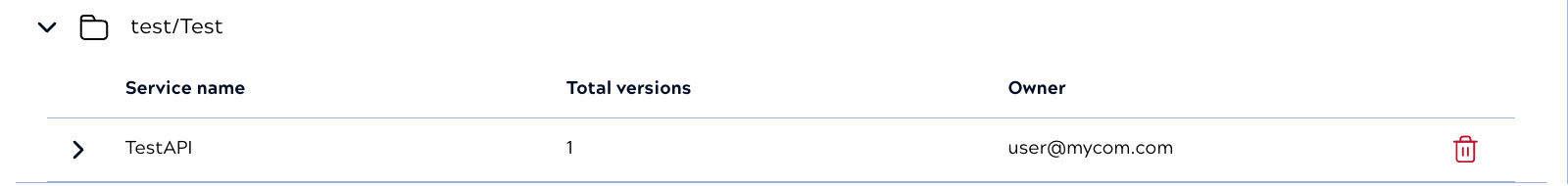 Policy migrated to a service