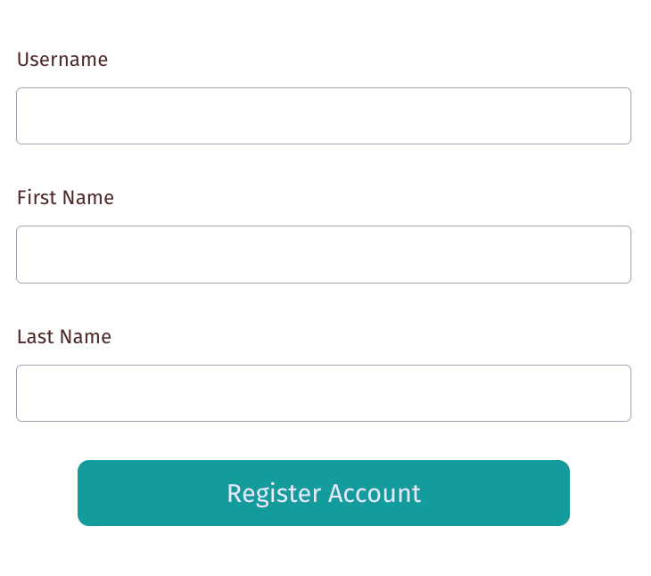 Register screen