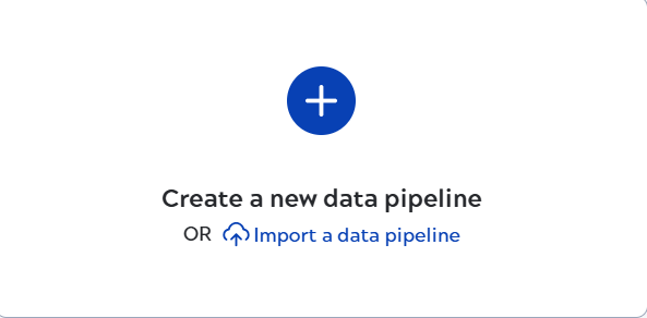 Import data pipeline