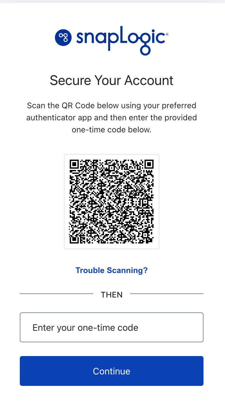 MFA QR code
