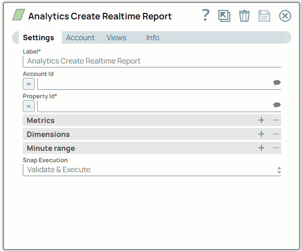 Select an Account in Designer