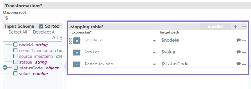 Mapper configuration