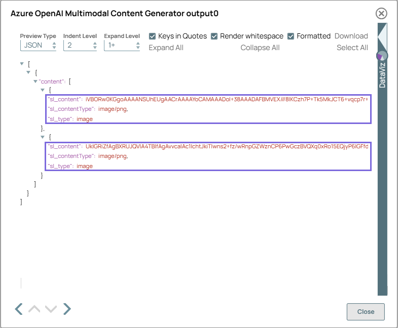 Azure OpenAI Multimodal Content Generator Snap output