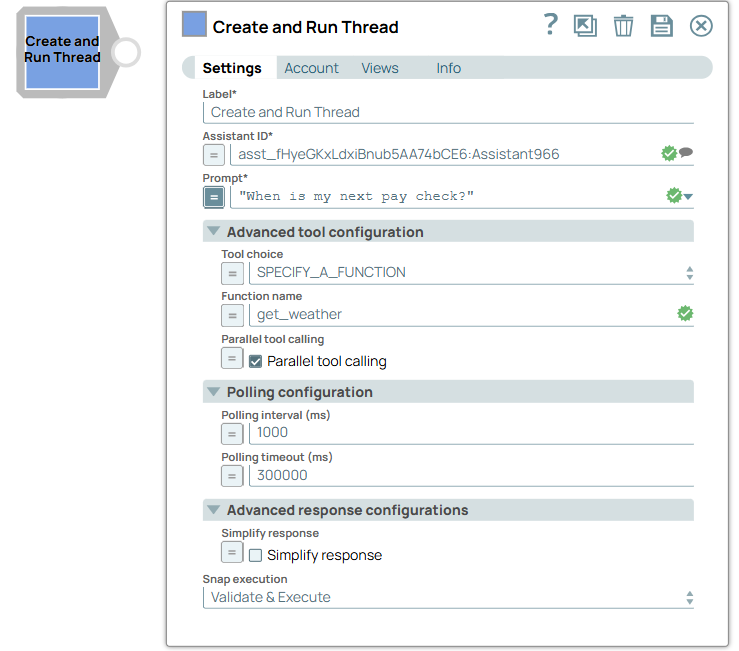 Create and Run Thread Overview