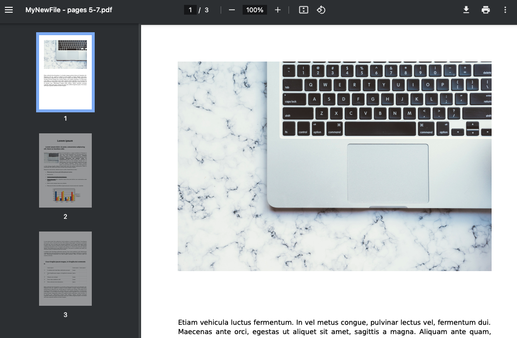 File Writer Snap output