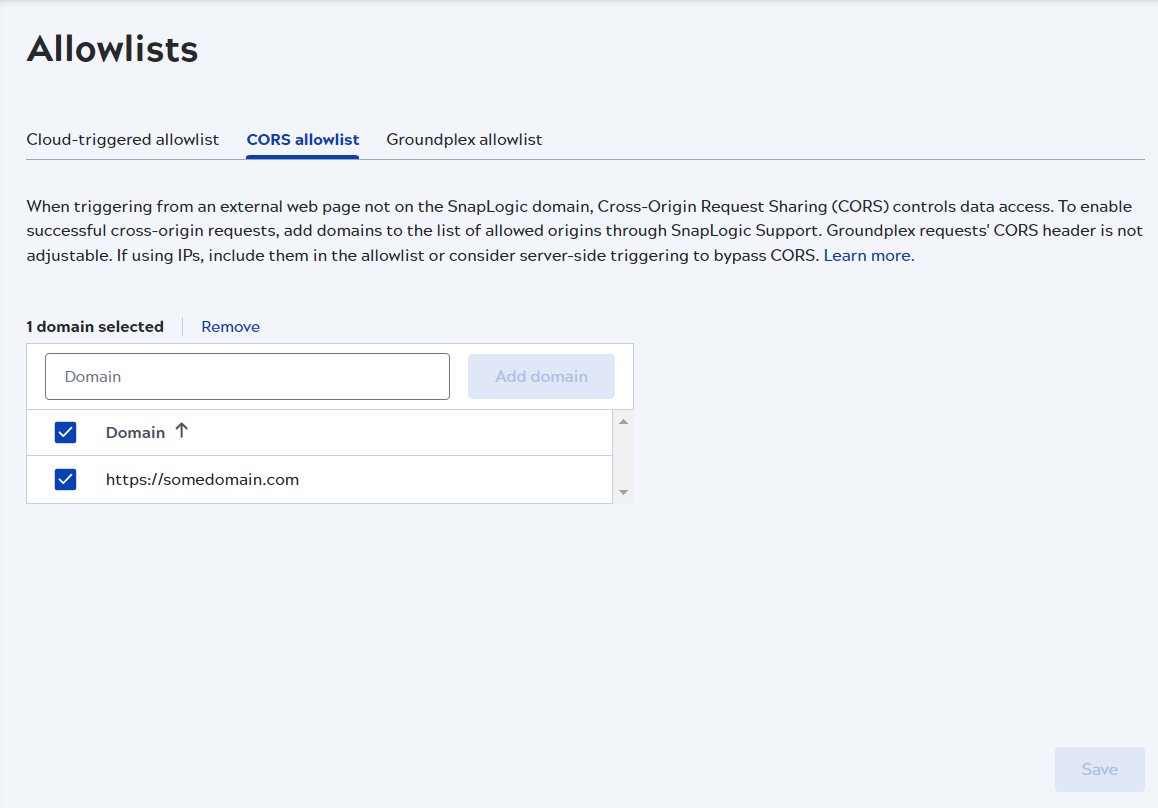 Admin Manager Groundplex allowlist