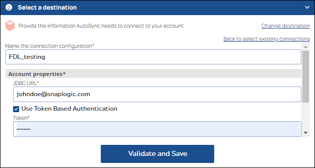 Databricks as destination