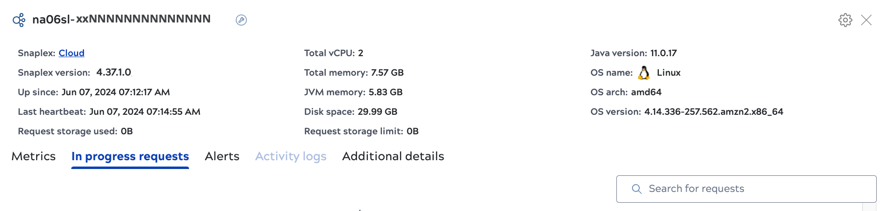 Feedmaster node details