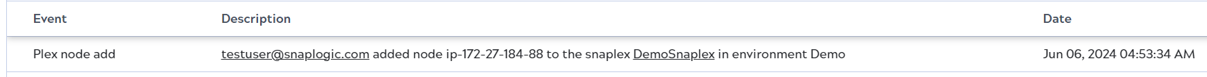 Snaplex node added