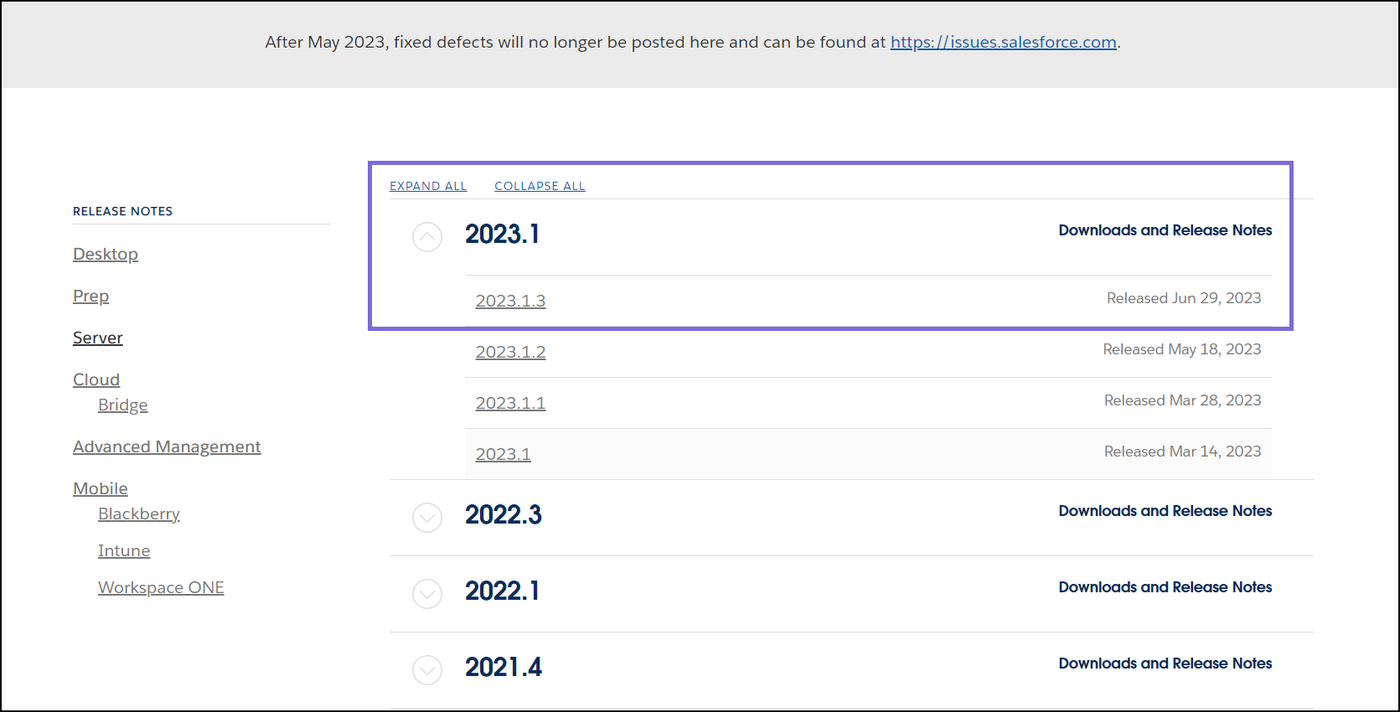 Downloading latest version