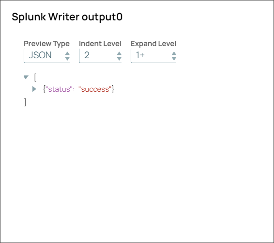 Slunk Writer Snap Output