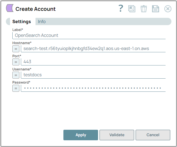 OpenSearch Account Overview