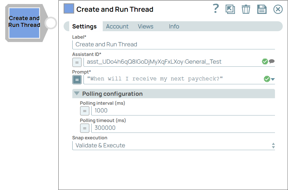 Create and Run Thread Overview