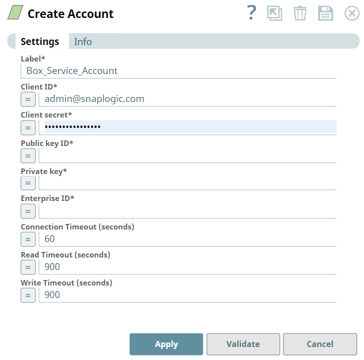 Create Account