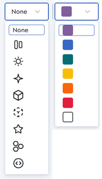 Icons and colors